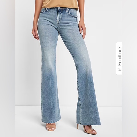NWT Express 70s Flare Midrise Jeans. Size 10 S. - Picture 6 of 7